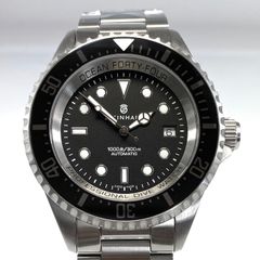 【ほぼ未使用】スタインハート　STEINHART　オーシャン　Ocean　44　ダイバーズ　自動巻　黒　デイト表示
