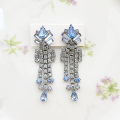 スワロフスキー SWAROVSKI バロン ピアス ロング リーフ 美品 - メルカリ