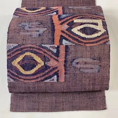 新品未使用品 幾何学模様 名古屋帯 新品未使用品 幾何学模様 名古屋帯