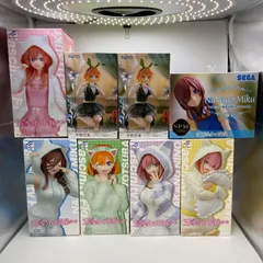 未開封　五等分の花嫁　８点セット　Fascinity Figure　中野一花　中野二乃　中野三玖　中野四葉　中野五月　SPM　最後の祭りが三玖の場合　Desktop Cute　中野四葉　バニーver.　プライズ　フィギュア　タイトー　セガ