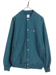 【お得なクーポン配布中!】 90s USA製 ★ チャンピオン リバースウィーブ スナップ カーディガン メンズ L / 古着 スウェット トレーナー ポケット付き 前開き 目付き