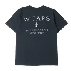WTAPS ダブルタップス Tシャツ サイズサイズ:S アンカー デザイン クルーネック 半袖Tシャツ ネイビー 紺 トップス カットソー【メンズ】のサムネイル