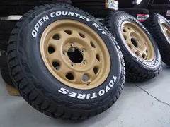 185/85/r16インチ5.5J＋22 鉄ホイール オープンカントリーRT2019年製