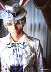 【中古】生写真(男性) 友常勇気(霜月隼)/バストアップ・衣装白・左寄り・口閉じ・キャラクターショット/「2.5次元ダンスライブ『ツキウタ。』ステージ 第5幕『Rabbits Kingdom』」ブロマイド