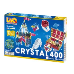 プレゼントに最適★ LaQ クリスタル400 ラキュー 005632 ヨシリツ ブロック 立体 5歳から 【送料無料（北海道、沖縄、離島は配送不可）】