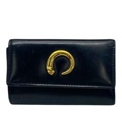 Cartier カルティエ パンテール 6連 キーケース コンパクト レザー ブラック