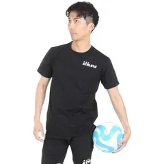 アスレタ(ATHLETA) ロゴ プラクティスTシャツ 18016 Lサイズ ブラック