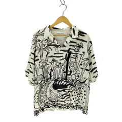 ニコアンド niko and... 総柄開襟シャツ レディース JPN：L 