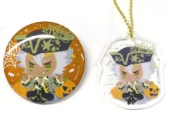 【中古】雑貨 ジャック・ハウル アクリルキーホルダー＆缶バッジセット Halloween ver.2022 「ディズニー ツイステッドワンダーランド」