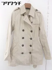 ◇ ◎ NATURAL BEAUTY BASIC ナチュラルビューティーベーシック 長袖 トレンチコート サイズM ベージュ レディース  【1109070003191】
