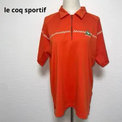 le coq sportif ルコック ゴルフウェア M オレンジ デサント