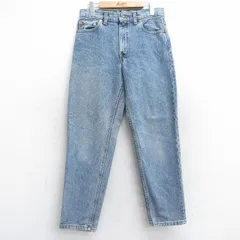 W31/古着 ジーンズ Levis リーバイス 550 メンズ 90s テーパード コットン 紺 ネイビー デニム spe 25aug13 中古 ボトムス ジーパン Gパン 