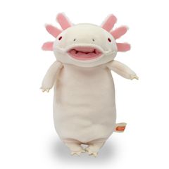 もちペンポーチ アイボリー 9×8×18cm もちうぱ ペンポーチ もちシリーズ ウーパールーパー アニマル シナダグローバル MPUP-0180IV