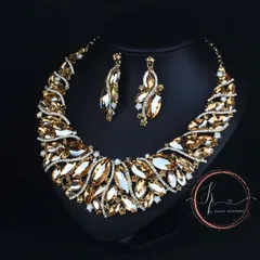 コンバーター通常 ネジバネ式 横型　縦型　セレスティアル・シャンパンゴールド・エレガンス  ネックレス ピアス  発表会 結婚式 イベント 衣装 宝飾 エレガント