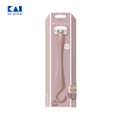 【新品未使用】マイネス カミソリ 背中用 5枚刃 貝印 ロングハンドル GA0132 送料無料 即日配送