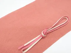 【京松】リサイクル着物 和装小物 帯締め 帯揚げ セット 帯締 帯揚 ちりめん 平組 kyo7w06-565