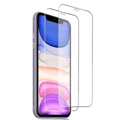 【二枚入り】FOR iPhone 11 用のガラスフィルム for iPhone XR 6.1インチ 用のフィルム 液晶保護フィルムfor iPhone 11 / iPhone XR 6.1インチ 用のケース 強化保護ガラス 硬度9H 衝撃吸収 透過率高  0