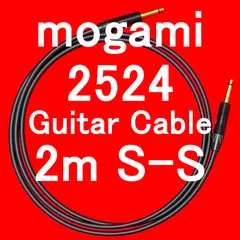 mogami 2524 Guitar Cable with Neutrik Gold Plated Plug SS 2m
