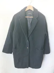 ◇ JEANASIS ジーナシス 長袖 チェスターコート サイズF ネイビー レディース E  【1405140038606】