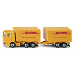 siku（ジク） SIKU DHLトラック トレーラー付き BorneLund（ボーネルンド ）ミニカー ごっこ遊び おうち時間 子供のサムネイル