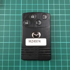 MZ4974 点灯 マツダ 純正 4ボタン プレマシー CRER CR3W MPV LY3P 等スマートカードキー 両側電動スライドドア スマートキー キーレス