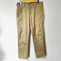 (^w^)b Dickies ディッキーズ チノパンツ コットン 綿 ストレッチ ベーシック シンプル 定番 カジュアル アメカジ デイリー アウトドア タウンユース ベージュ メンズ サイズ30