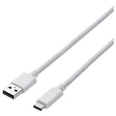 【新品・2営業日で発送】ELECOM エレコム スマートフォン用USBケーブル／USB(A-C)／認証品／3.0m／ホワイト(MPA-AC30NWH)