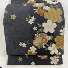 【黒留袖＋袋帯】やまと製　正絹　黒留袖　五つ紋　花車　ガード　袋帯　裄63.5 中古】 黒留袖 留袖 4点セット コーディネート レディース 正絹