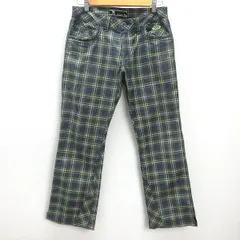 Q■オークリー/OAKLEY チェック柄ゴルフパンツ/チノパン【W32】men's/70【中古】