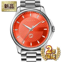 グッチ GUCCI 腕時計 Gタイムレス YA126370 コーラルレッド文字盤 SS クオーツアナログ 【箱・保付き】のサムネイル