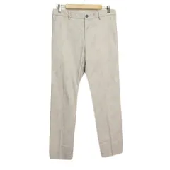 コムサメン COMME CA MEN パンツ ノータック センタープレス コットン リネン M グレーのサムネイル