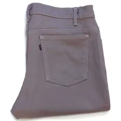 90s USA製 Levi'sリーバイス 517 ポリエステルパンツ グレーブラウン W36★129 スタプレ ブーツカット フレア ビンテージ カントリー