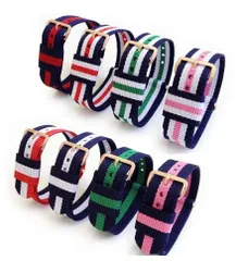 Daniel Wellington STRAP ダニエルウェリントン対応 NATOタイプ時計バンド 交換バンド 18mm ベルト ストラップ ナイロン 時計ベルト Natoベルト Nylon Watch Band NATOストラップのサムネイル