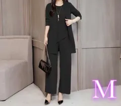 【3点セット】スーツ レディース パンツ ビジネス 通勤 大人 セットアップ 上下 インナー おしゃれ かっこいい きれいめ ファッション 黒 セレモニースーツ 結婚式 卒園式 転職 フォーマル 入学式 卒業式
