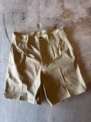 実物 新品 デッドストック イタリア軍 70’s AMI チノショートパンツ ボタンフライ コットン100%