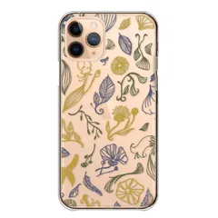 iPhone 16e ケース カバー アイフォン16e スマホケース ハードケース 植物柄 ボタニカル 北欧 花柄 グリーン お花 おしゃれ 大人 可愛い 人気 クリア 透明 カラー09