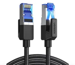 【2m】UGREEN LANケーブル 2M メッシュ カテゴリー8 コネクタ 超光速40Gbps/2000MHz CAT8準拠 イーサネットケーブル 爪折れ防止 シールド モデム ルータ PS3 PS4 Xbox等に対応
