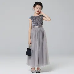 子供ドレス キッズ 女の子 ワンピースドレス 発表会ドレス ロングドレス 子供 フォーマル パーティー ガールズドレス ピアノ 子供服 卒業式 演奏会 入園式 結婚式 お誕生日 プレゼント yangnuo02