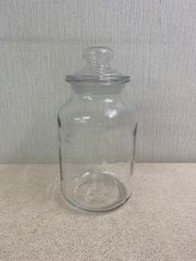 【フォロー割対象商品】昭和レトロ　アンティーク　ガラス保存瓶　クッキージャー　ガラス瓶　保存瓶　駄菓子入れ