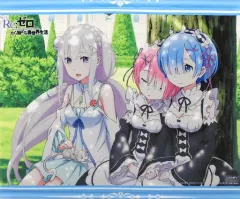 【中古】タペストリー エミリア＆レム＆ラム A3オリジナルタペストリー 「Blu-ray/DVD Re：ゼロから始める異世界生活 第6巻～第9巻」 とらのあな連動購入特典