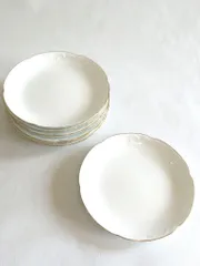 美品　大倉陶園　金色縁取り　プレート　皿2組 大倉陶園 【大倉陶園直営店】 ＜直営店限定＞ゴールドライン