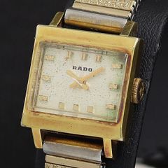 ジャンク】RADO 5468 スクエア 手巻き腕時計 L-LYT02-14 - メルカリ