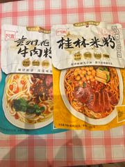 阿宽贵州花溪牛肉粉1つ、阿宽桂林米粉1つ　合計：2点セット