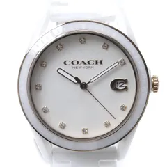 【美品/新品電池】COACH セラミック 10Pダイヤ レディース 腕時計 2025年最新】コーチ 時計 セラミックの人気アイテム - メルカリ