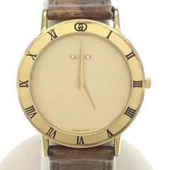 GUCCI 3000.2.M スモールセコンド 稼働中 メンズ腕時計 ローマン 