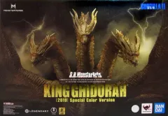 【中古】フィギュア S.H.MonsterArts キングギドラ(2019) Special Color Ver. 「ゴジラ キング・オブ・モンスターズ」 魂ウェブ商店限定