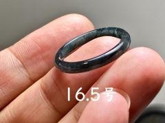 L13-151 ピンキーリング 氷糯種 薄青緑底点陽緑 1.5号