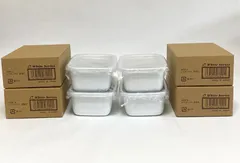 野田琺瑯 ホーロー保存容器　WRF-S レクタングルS 4個 セットのサムネイル