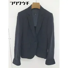 ◇ ICB アイシービー ストライプ 長袖 ジャケット サイズ9 ネイビー レディース  【1109210005283】のサムネイル