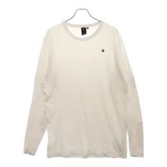 G-STAR RAW (ジースターロウ) MOTAC-X R T L/S 胸ロゴ 長袖Tシャツ ホワイト